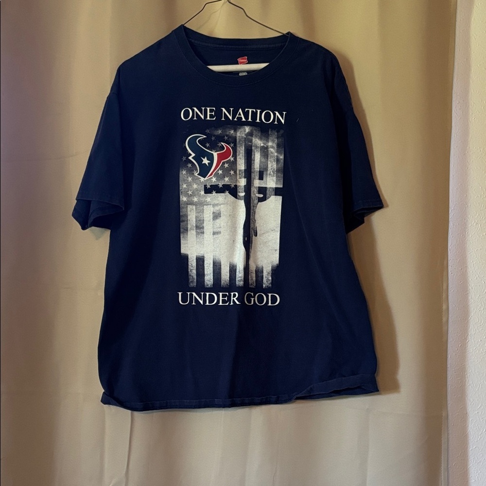Hanes Navy Tagless T-Shirt